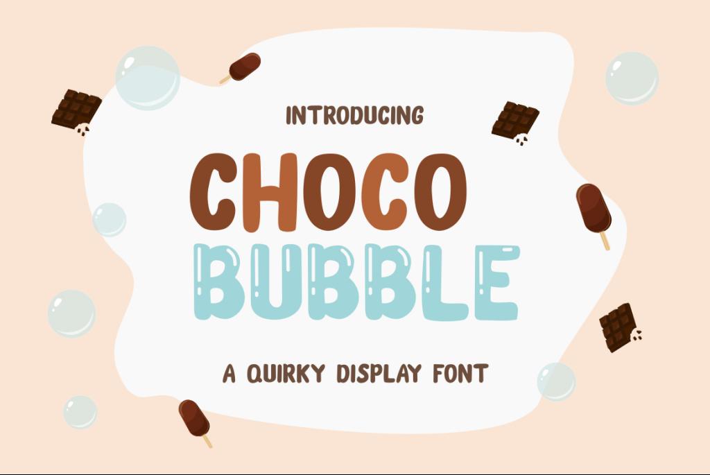 Choco Bubble illustration 2