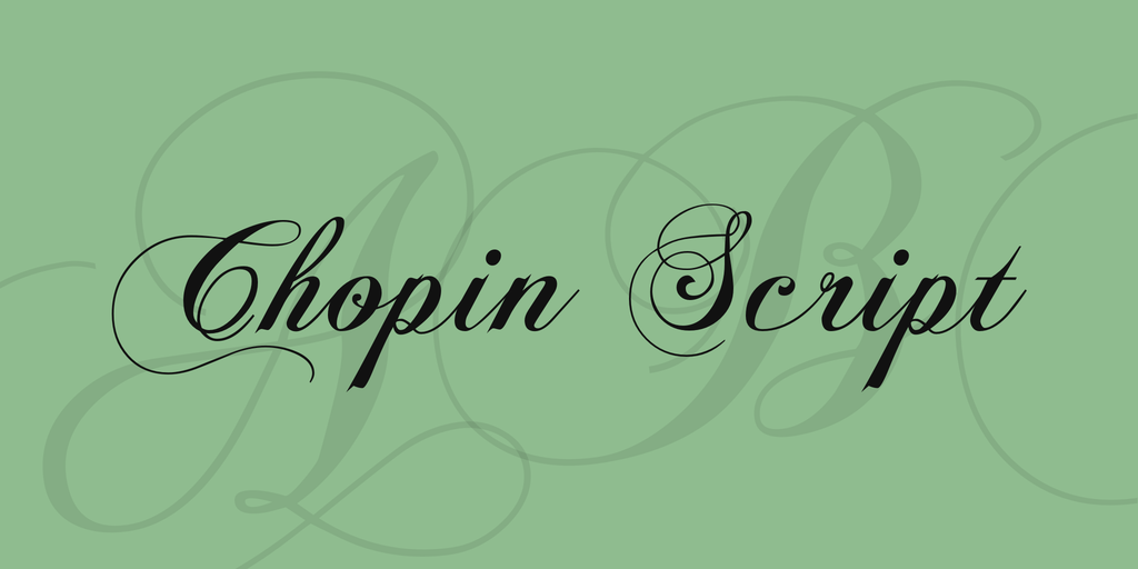Chopin Script illustration 1