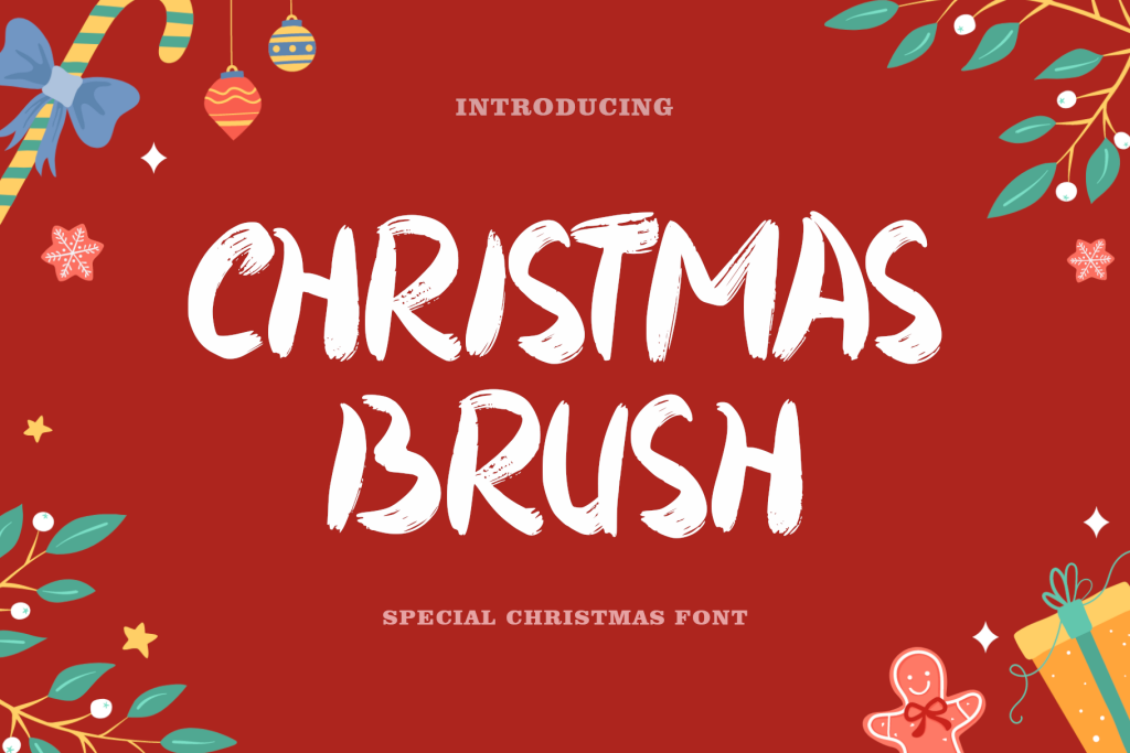 Christmas Brush illustration 1