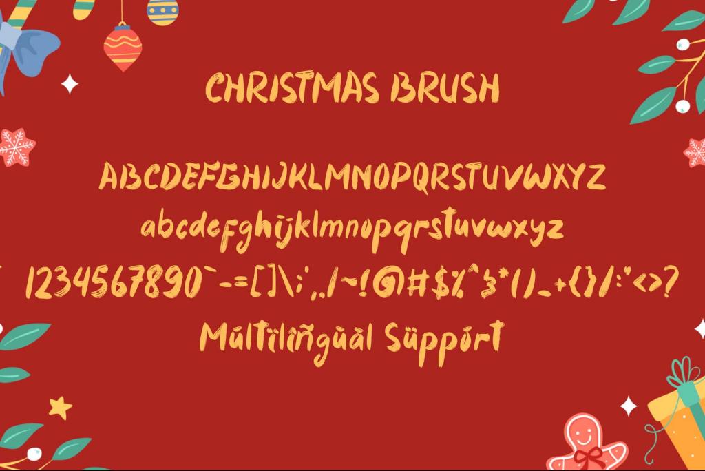 Christmas Brush illustration 2