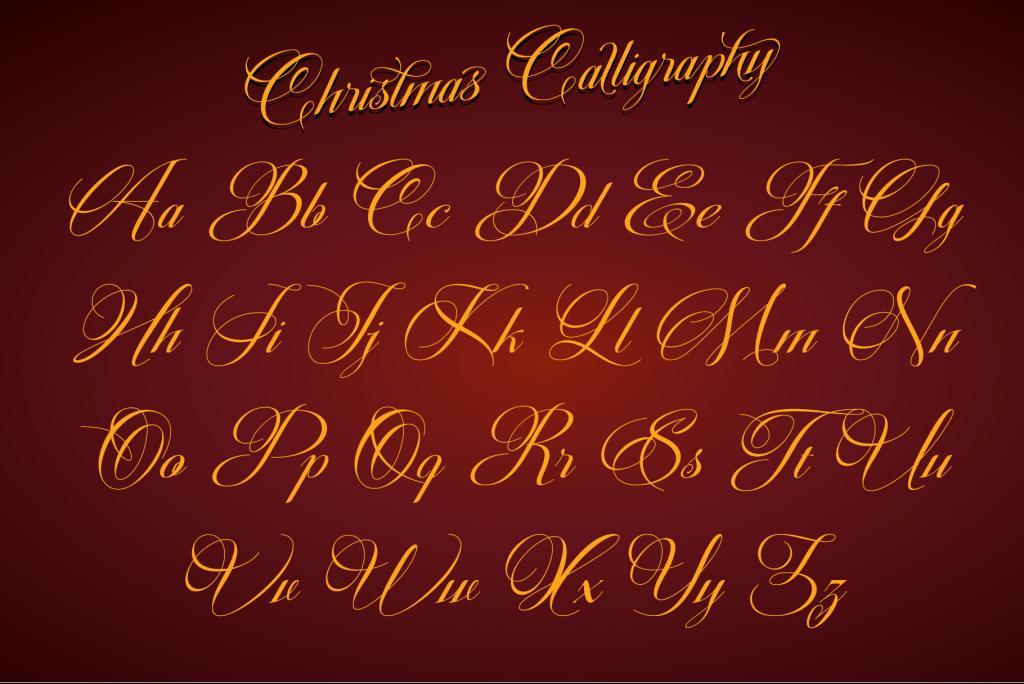 Christmas Calligraphy-Personal illustration 6