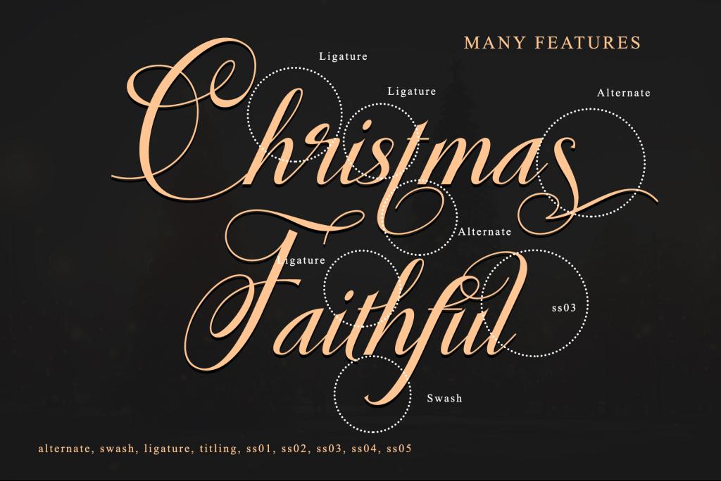 Christmas Faithful-Personal use illustration 1
