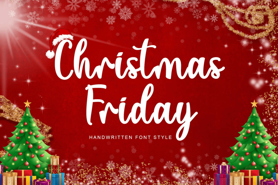 Christmas Friday Font · 1001 Fonts