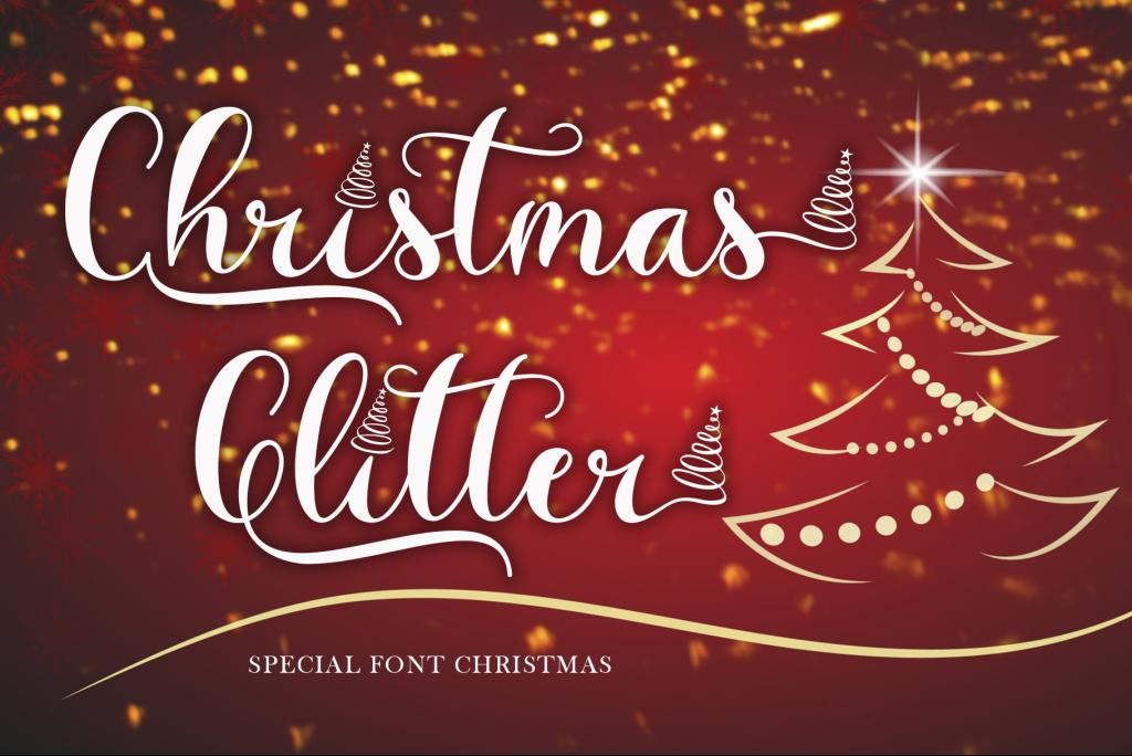 Christmas Glitter illustration 2