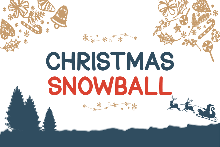 Christmas Snowball illustration 2