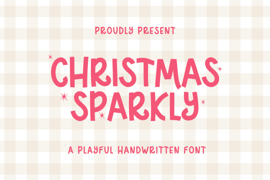 Christmas Sparkly Font · 1001 Fonts