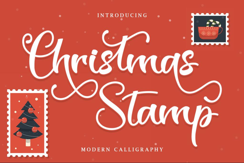 Christmas Stamp - Personal Use illustration 2