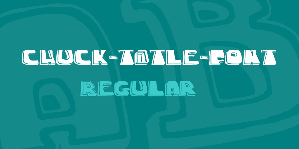 chuck-title-font illustration 6