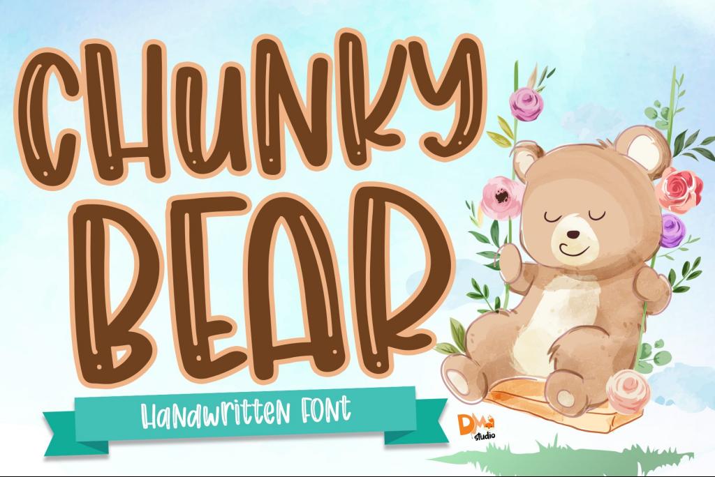 Chunky Bear illustration 1