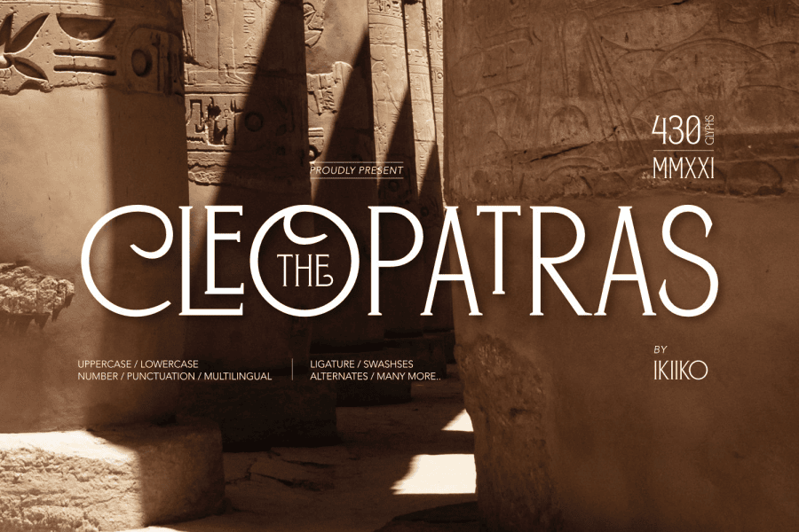 Cleopatras Font · 1001 Fonts