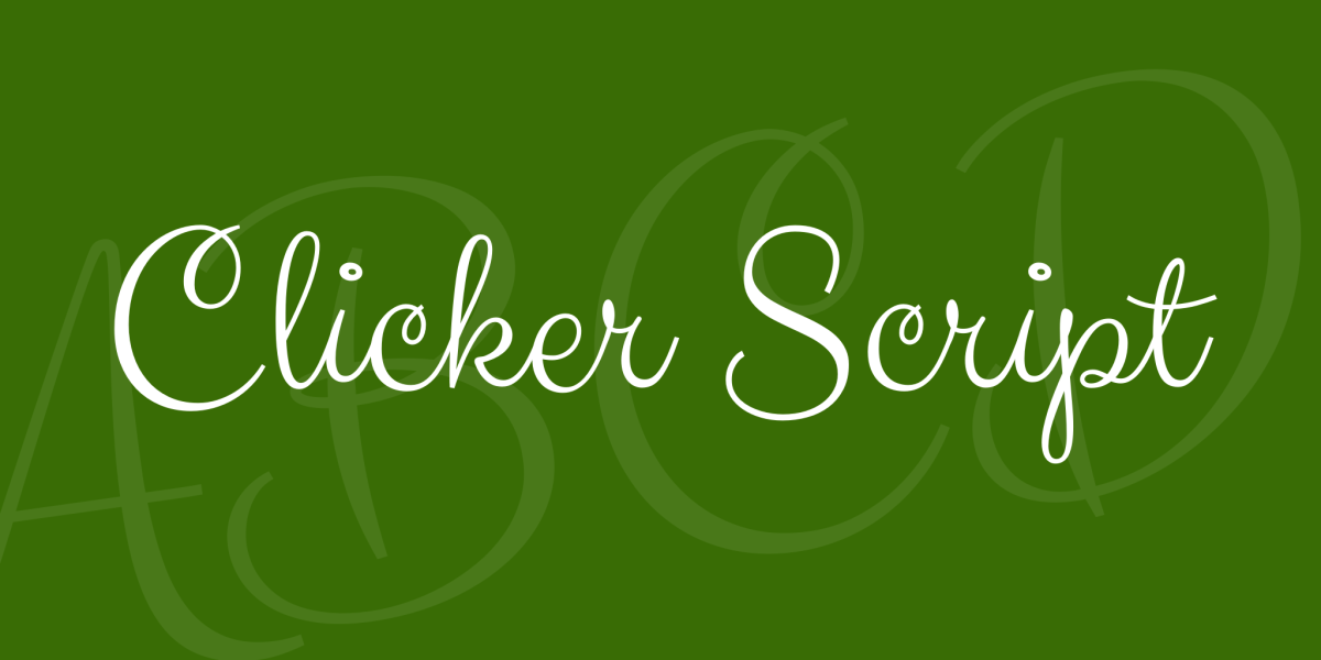 Clicker Script Font Download - Fonts4Free