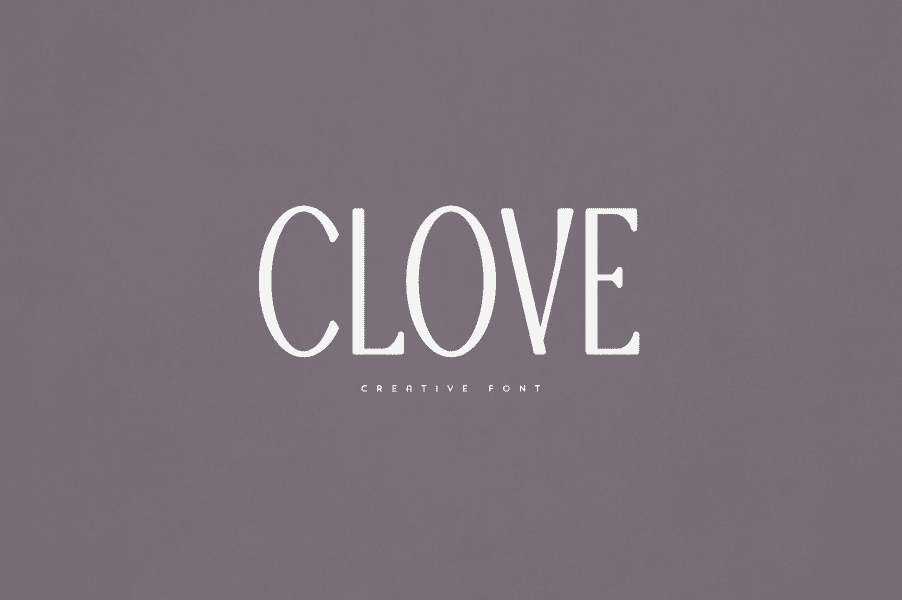 Clove Font · 1001 Fonts