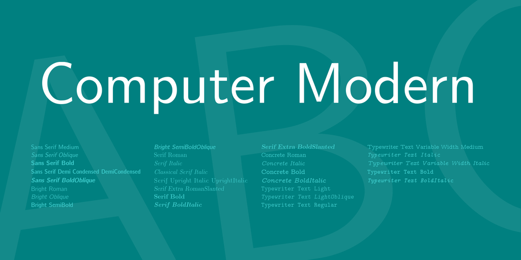 Computer Modern illustration 1