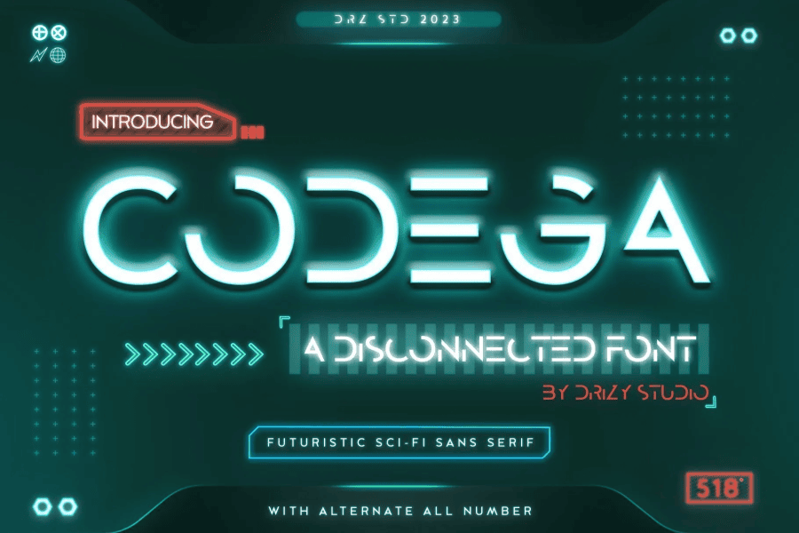Codega Font · 1001 Fonts
