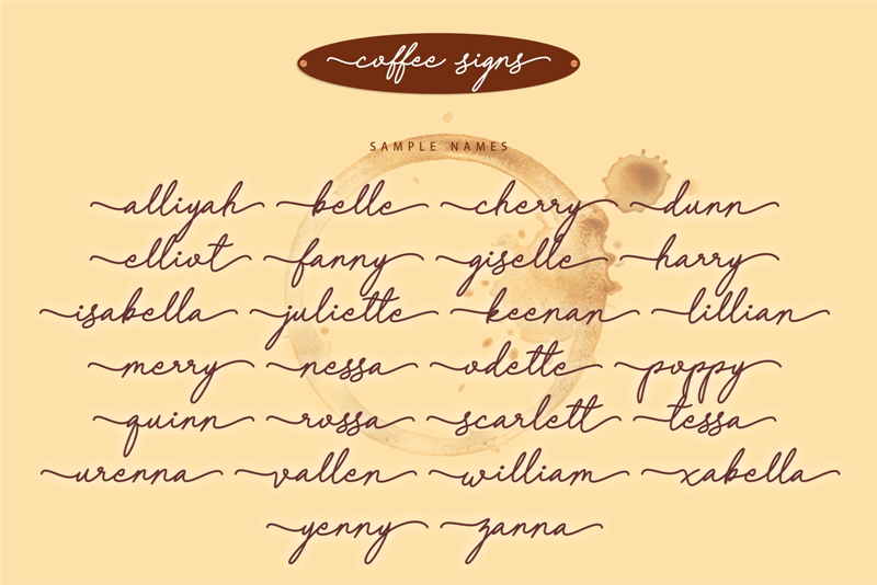 Coffee Signs illustration 3