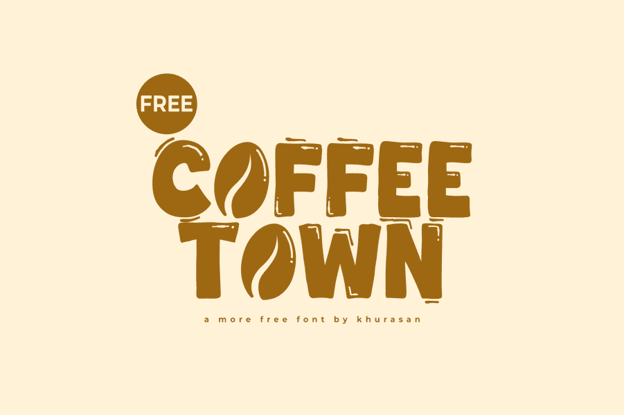 1 Free Coffee, Shaking Font · 1001 Fonts