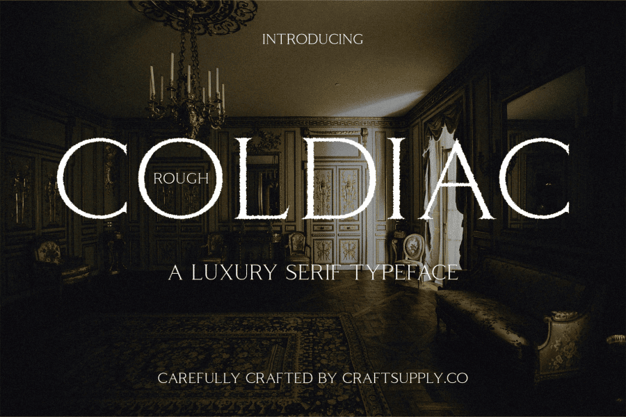 Coldiac Rough Demo Font · 1001 Fonts