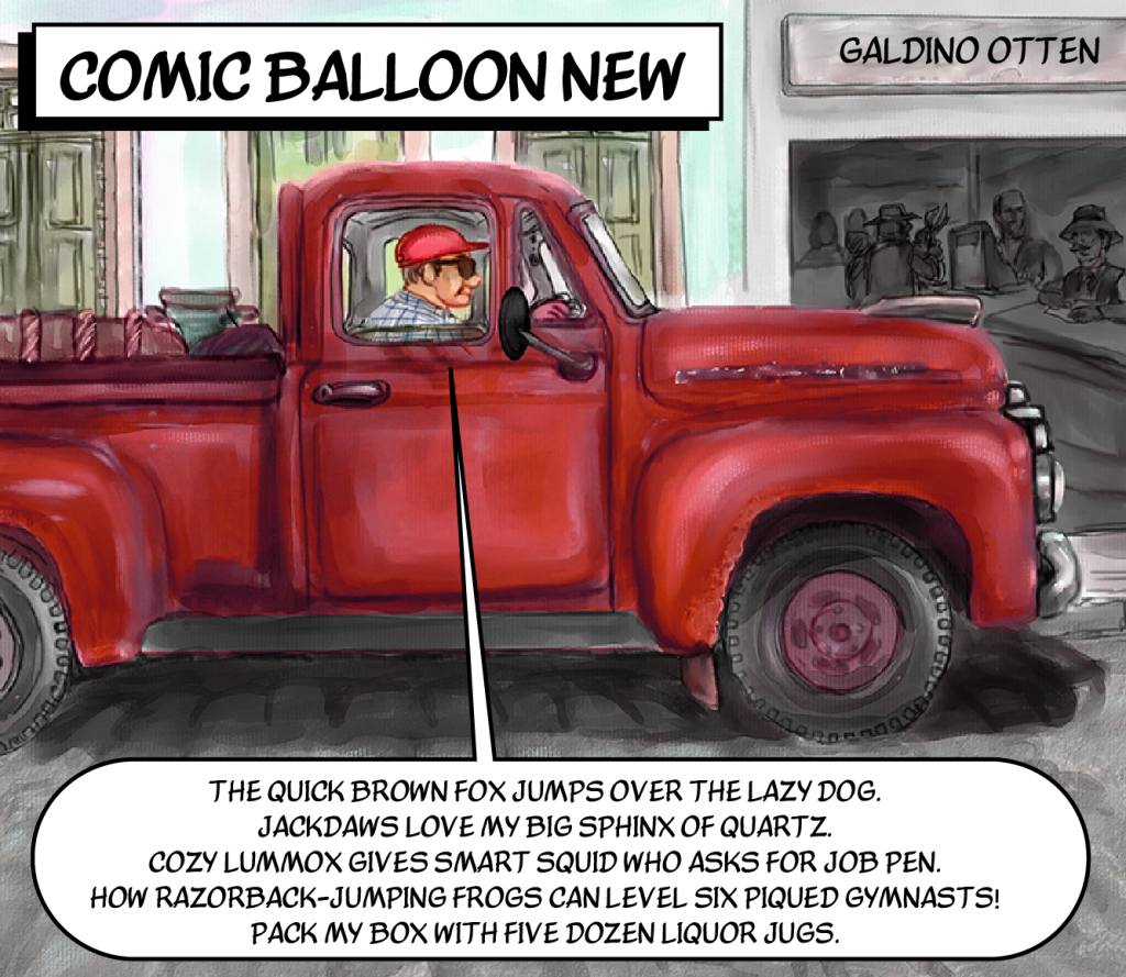 Comic Balloon New illustration 1