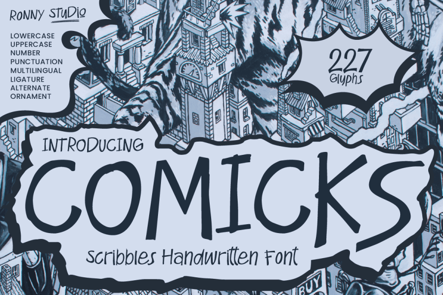 3 Free Comic Strip Fonts · 1001 Fonts