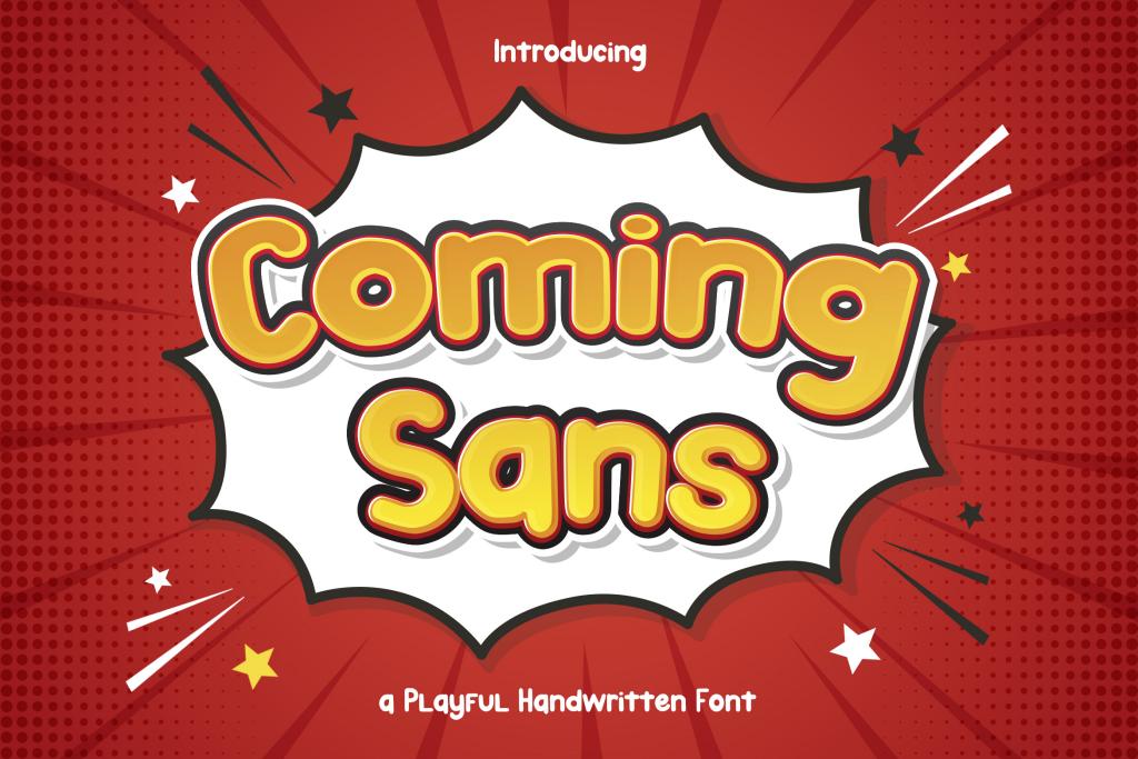 Coming Sans Free Trial illustration 1