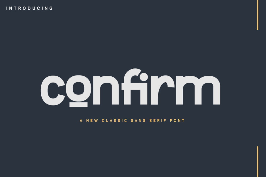 Confirm Font · 1001 Fonts