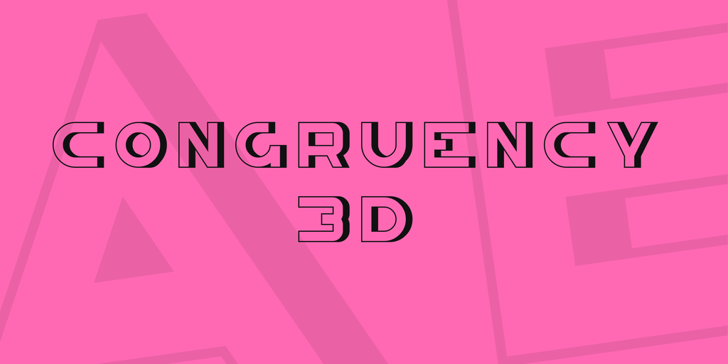 Congruency 3D illustration 1