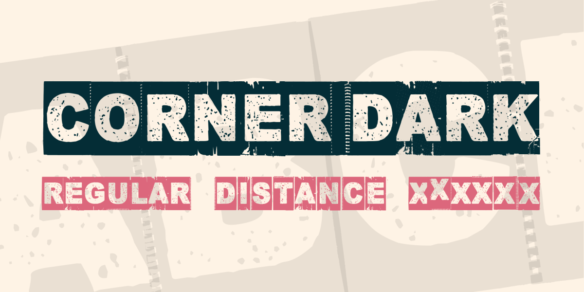 Corner Dark Font Family · 1001 Fonts