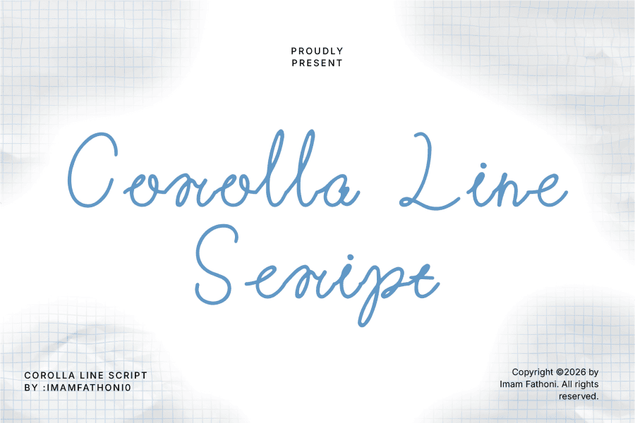 Sign Script Fonts Corolla Line Script Font · 1001 Fonts