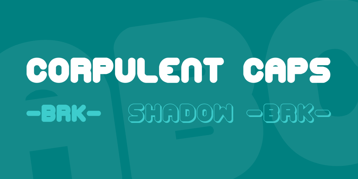 Corpulent Caps Font Family · 1001 Fonts