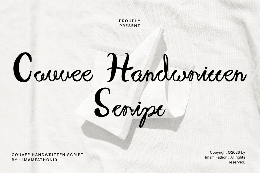 Sign Script Fonts Couvee Handwritten Script Font · 1001 Fonts
