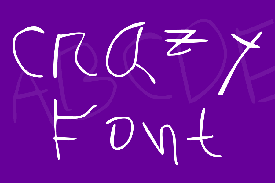 Crazy Font Font · 1001 Fonts