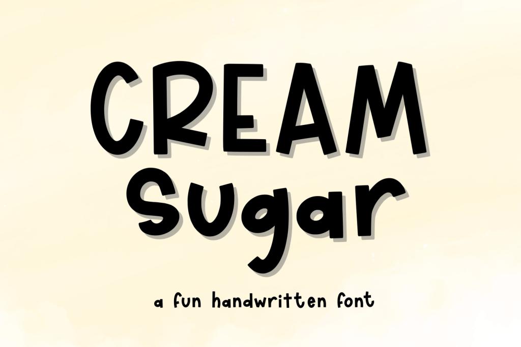 CREAM sugar illustration 2