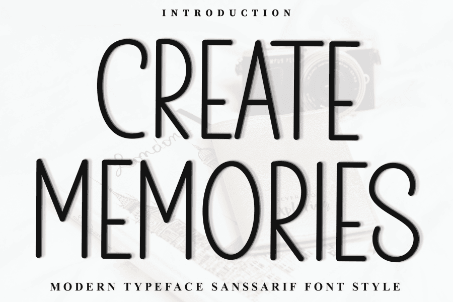 Create Memories Font · 1001 Fonts