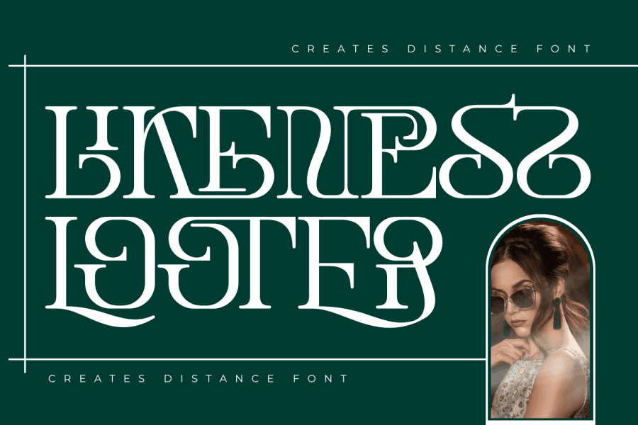 CREATES DISTANCE DEMO Font · 1001 Fonts