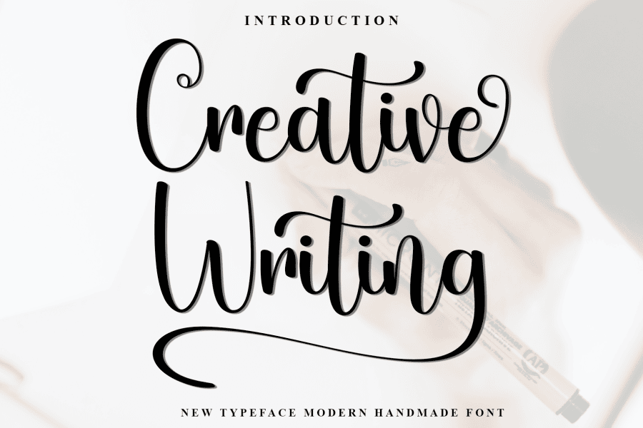 Creative Writing Font · 1001 Fonts