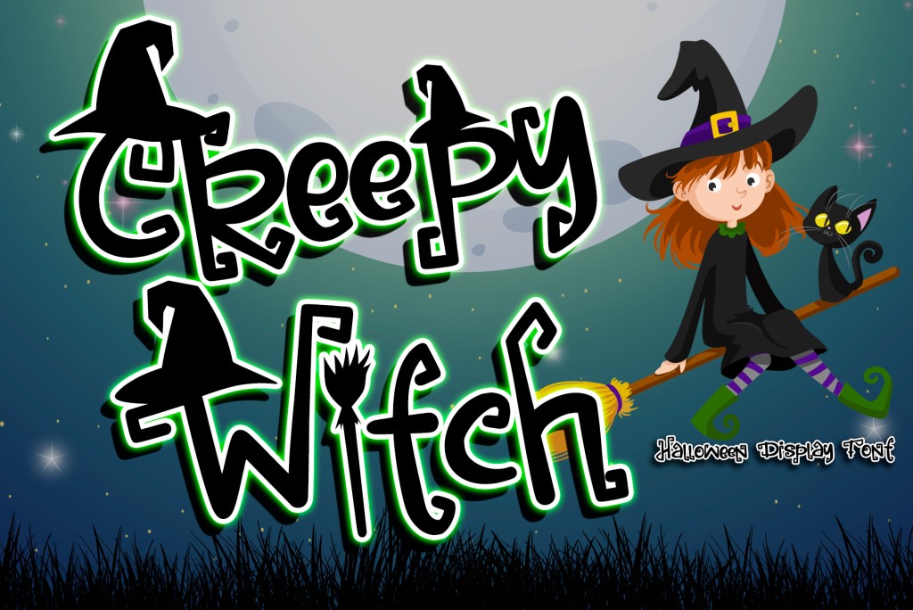 Creepy Witch-Personal Use illustration 2