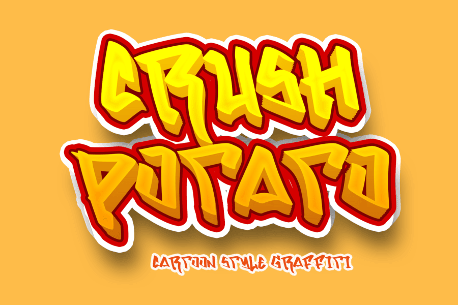 Crush Potato Demo Font · 1001 Fonts