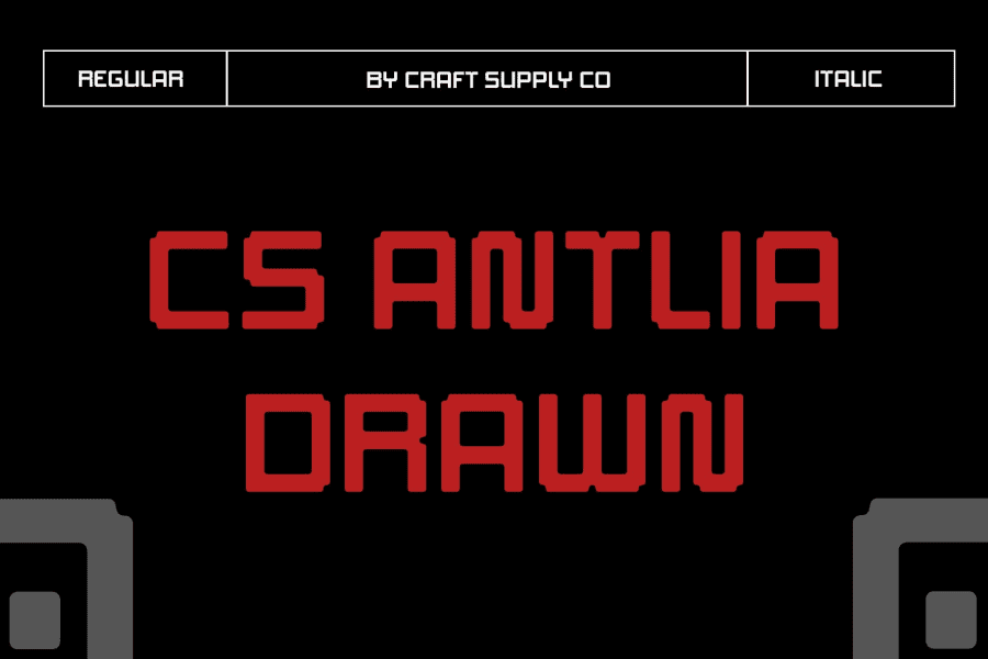 CS Antlia Drawn Demo Font · 1001 Fonts