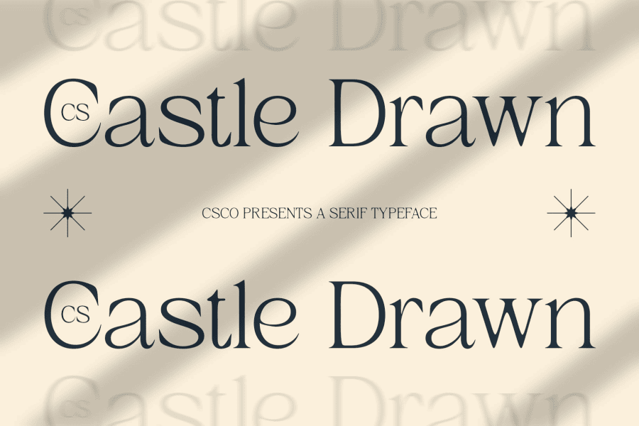 CS Castle Drawn Demo Font · 1001 Fonts