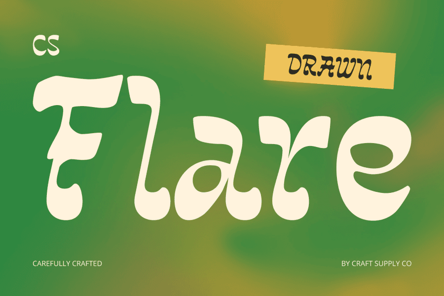 CS Flare Drawn Demo Font · 1001 Fonts