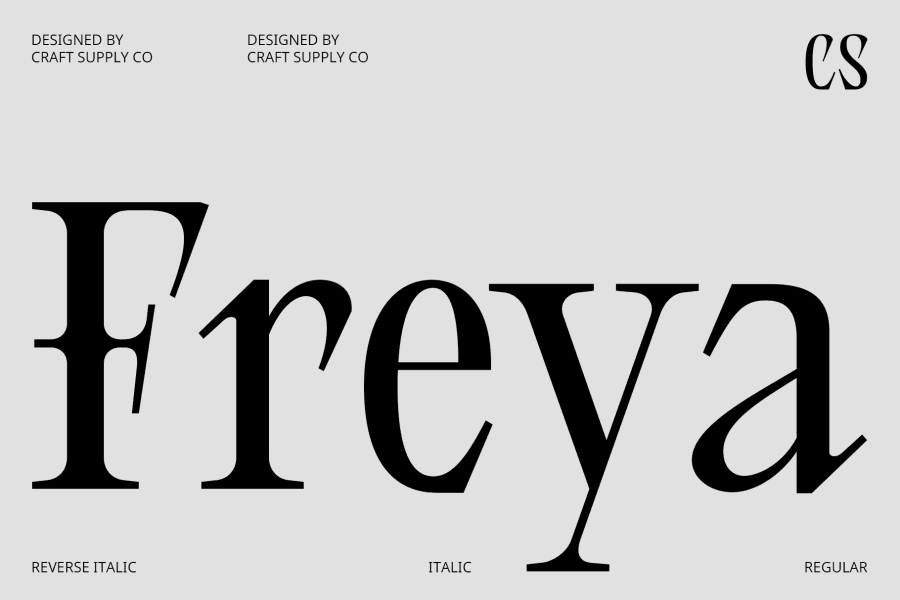 CS Freya Demo Font · 1001 Fonts