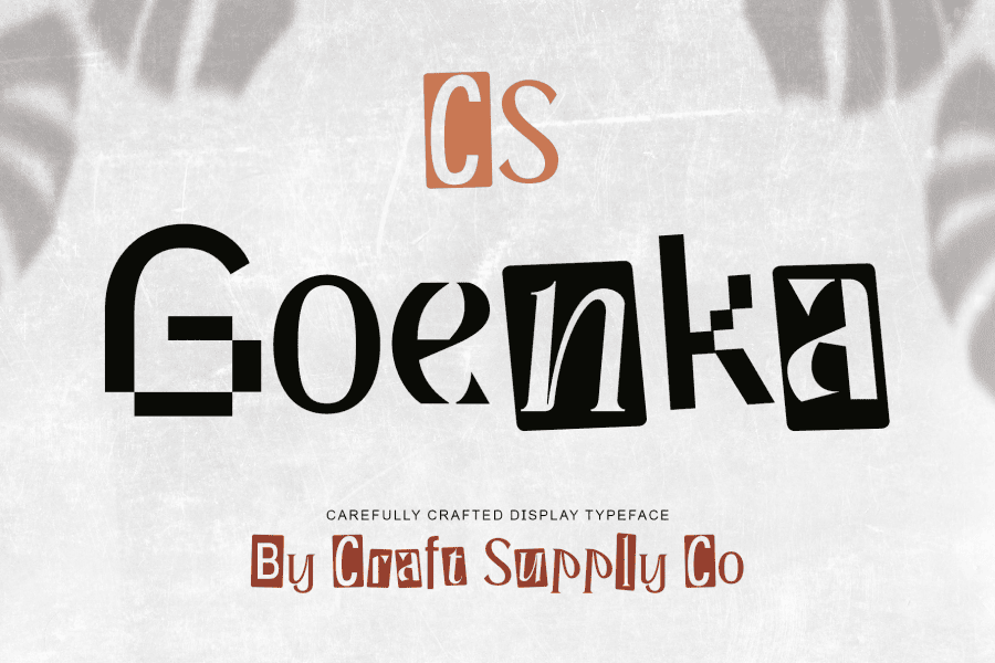 CS Goenka Demo Font · 1001 Fonts