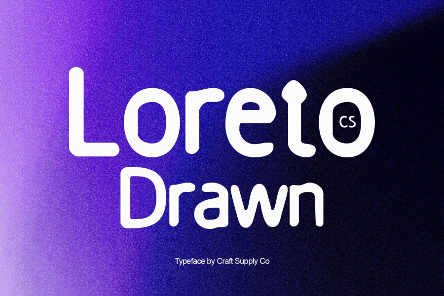 CS Loreto Drawn Demo Font · 1001 Fonts