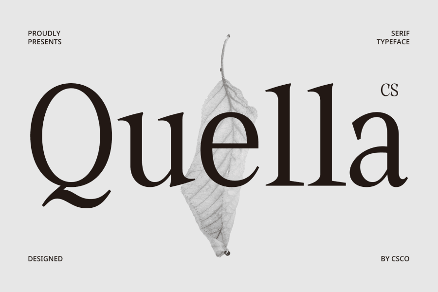 CS Quella Demo Font · 1001 Fonts