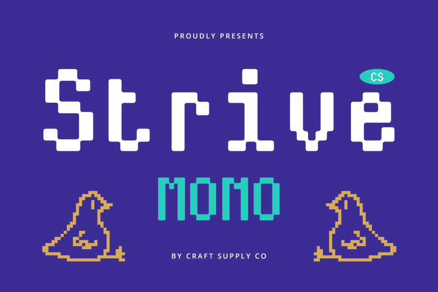 CS Strive Mono Demo Font · 1001 Fonts