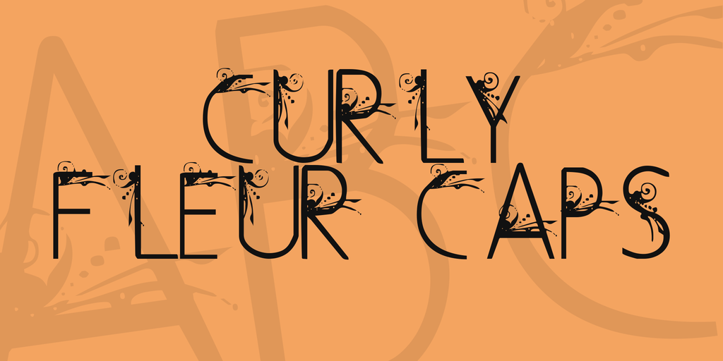 Curly Fleur Caps illustration 5