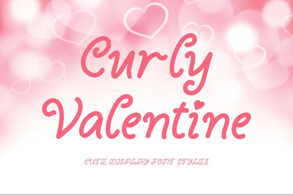 Curly Valentine Demo illustration 1