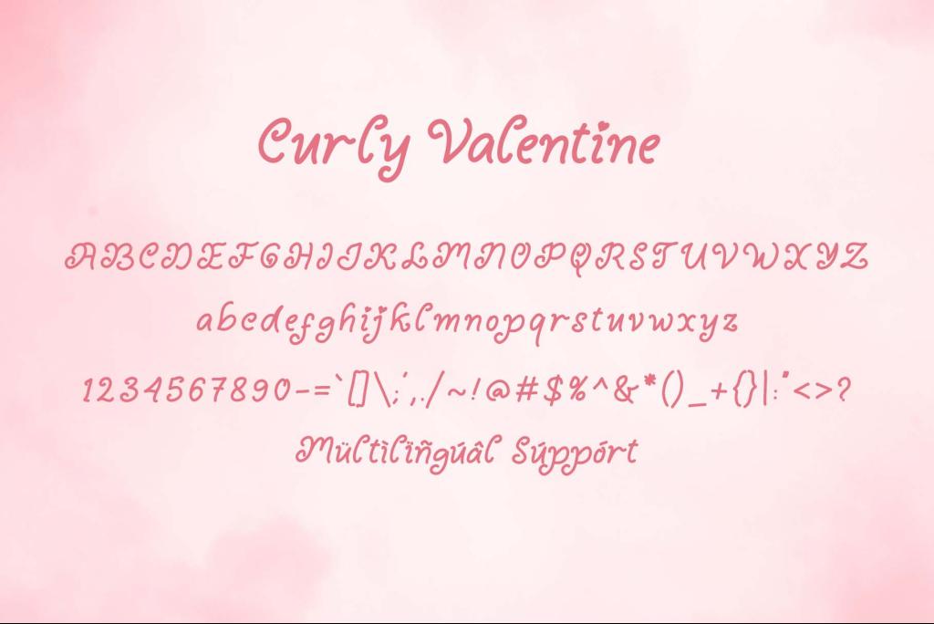 Curly Valentine Demo illustration 5