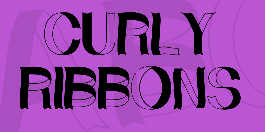 Curly Ribbons illustration 1