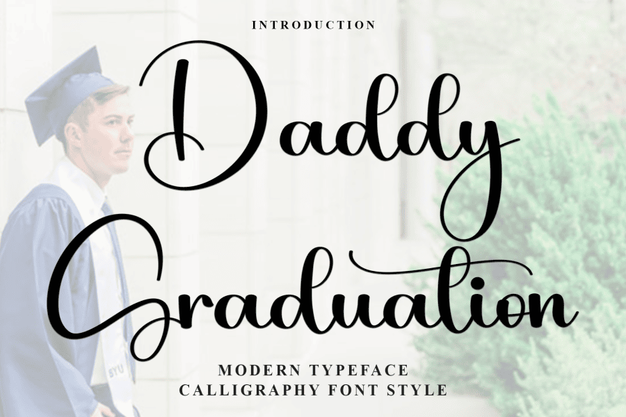 Daddy Graduation Font · 1001 Fonts